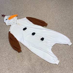 New Disney frozen Olaf onesie costume size small